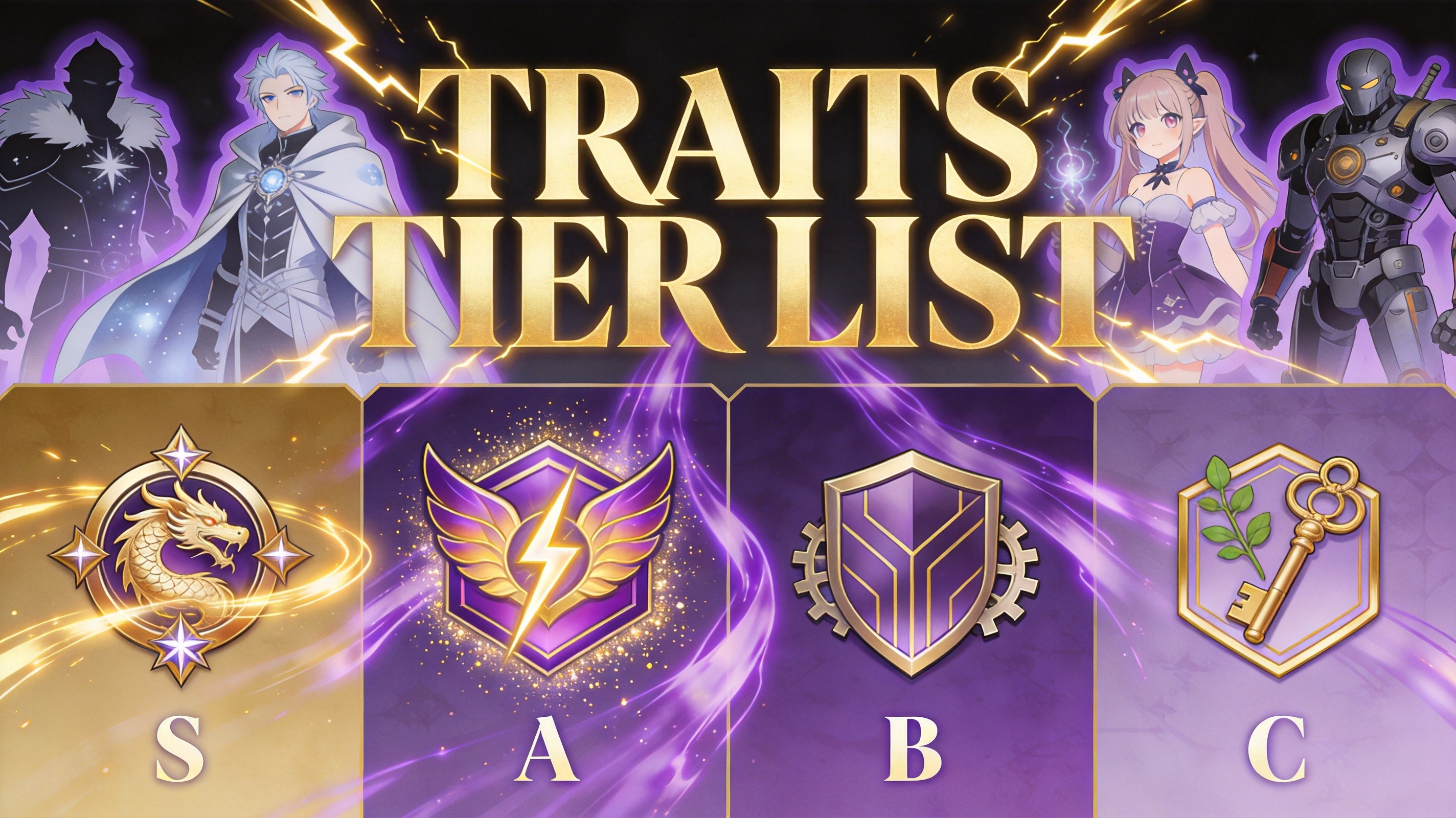 Anime Vanguards Traits Tier List